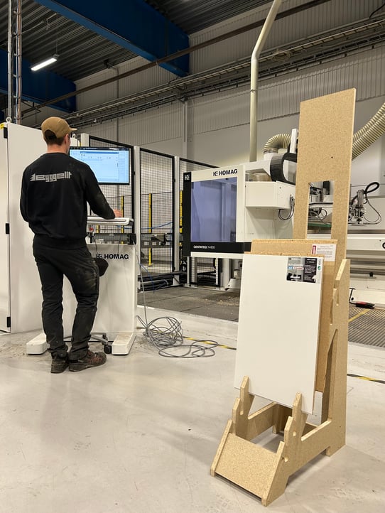 Byggelits egenproducerade ställ